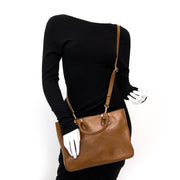 koop tweedehands aan de beste prijs net als nieuw Fendi Brown Leather Handbag Tote