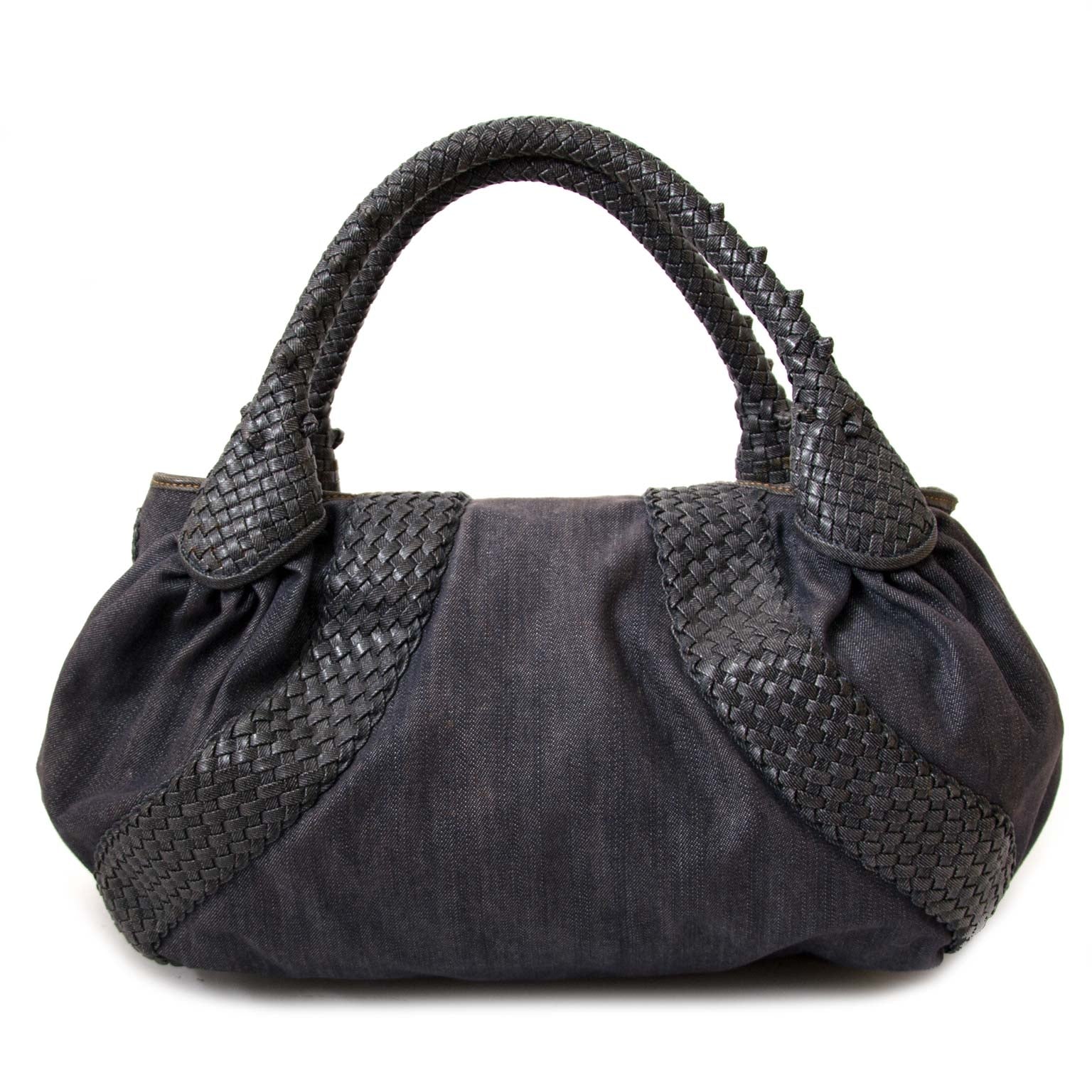 fendi denim spy sacs à vendre à labellov vintage webshop de mode belgique