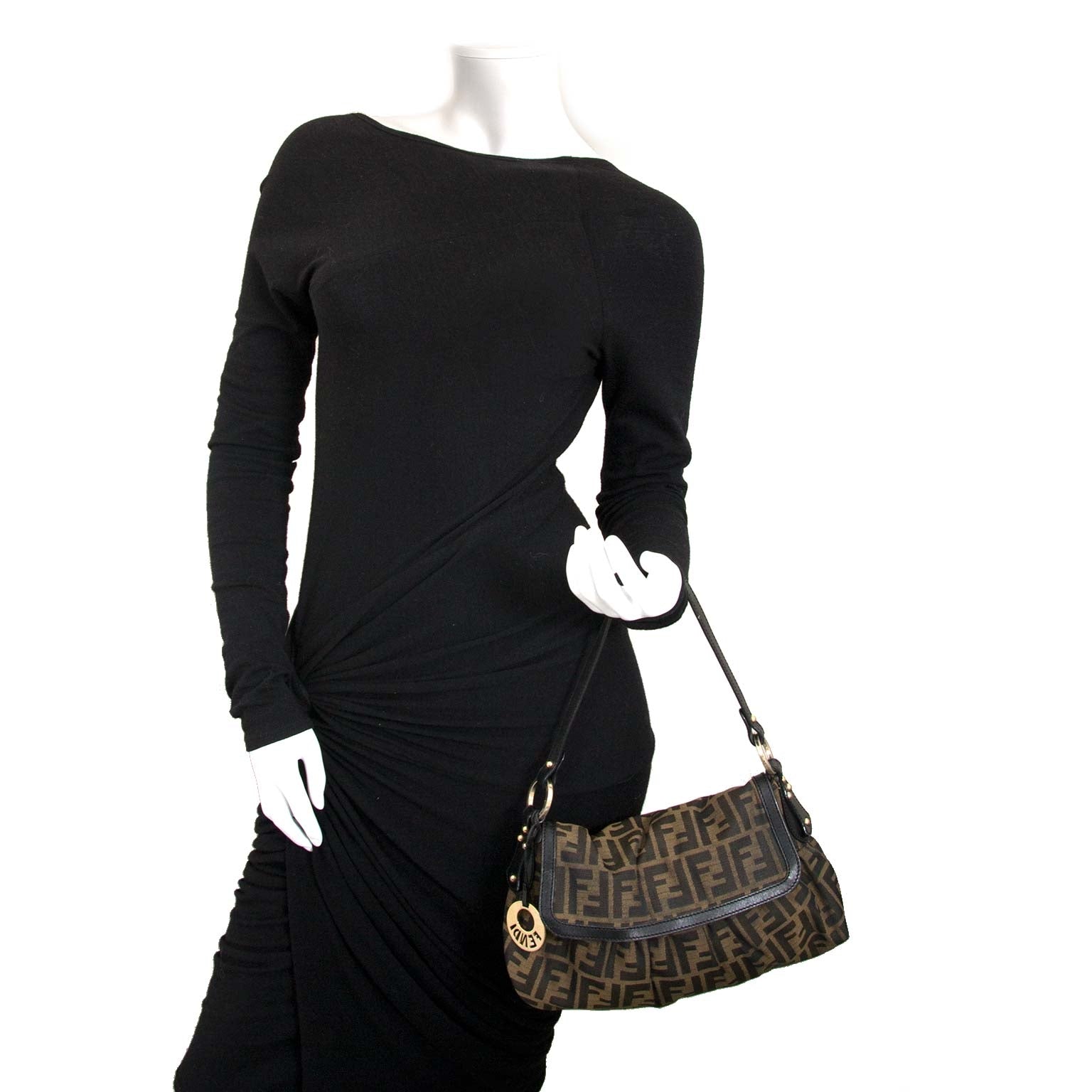 Fendi Monogram Shoulder Bag for sale online at Labellov