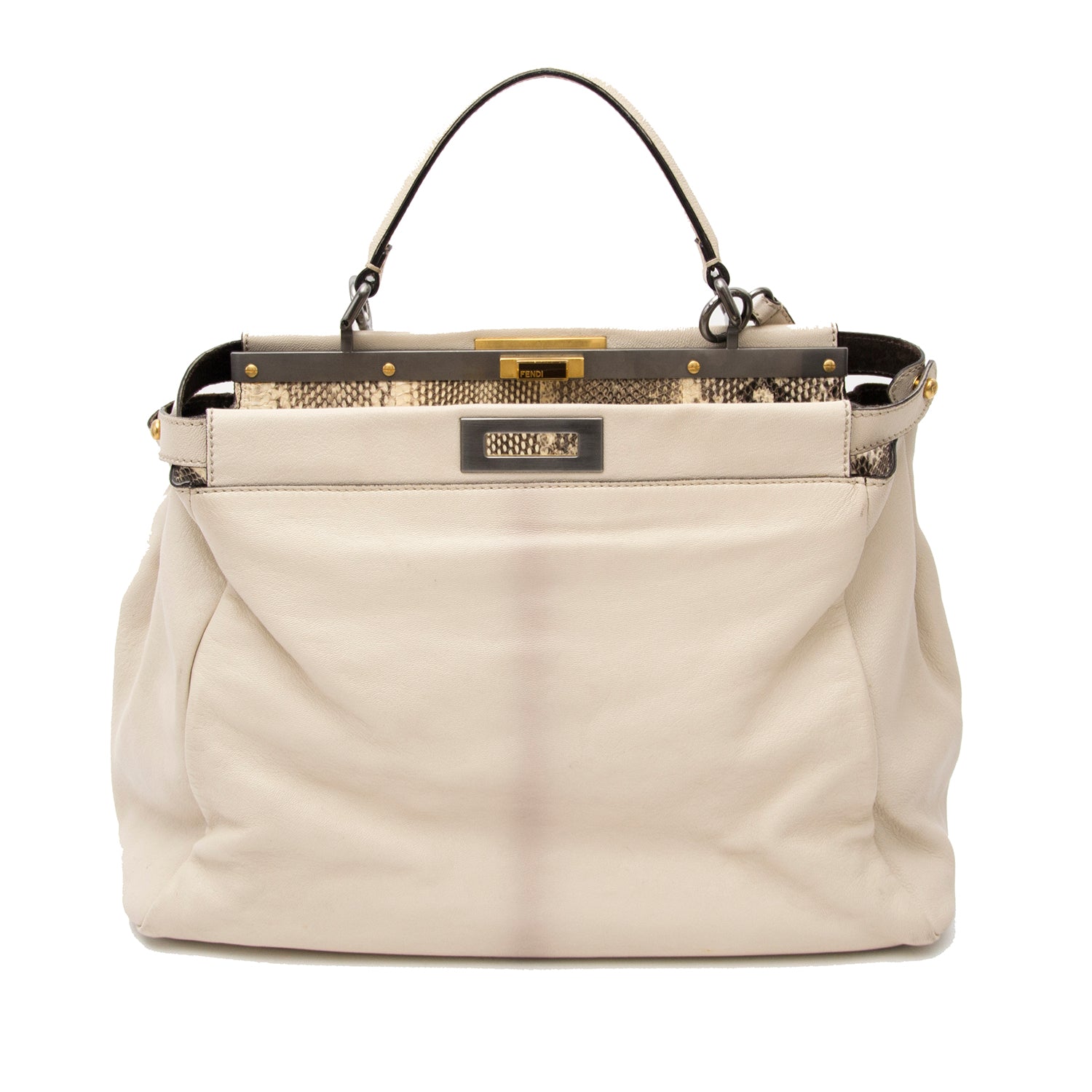 Fendi Ombre Cream White Peekaboo aan de beste prijs bij Labellov secondhand designer items