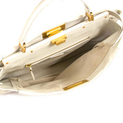 Buy and sell 100% authentic Fendi Peekaboo Cream White Large Bag