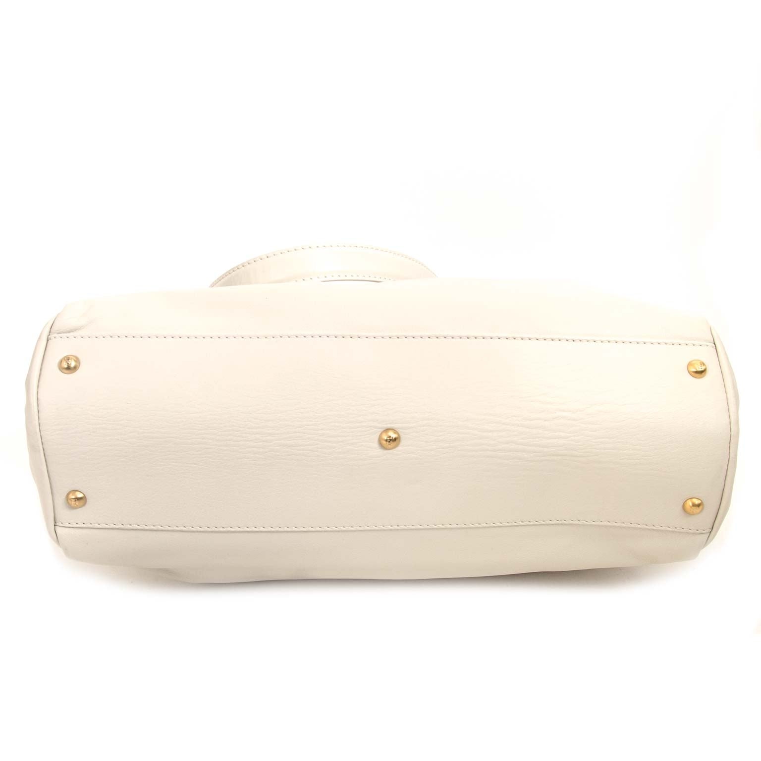 Fendi Peekaboo Cream White Large Bag Fendi Peekaboo Cream White Large Bag
