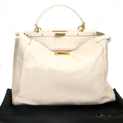 Fendi Peekaboo Cream White Large Bag kopen aan de beste prijs bij Labellov
