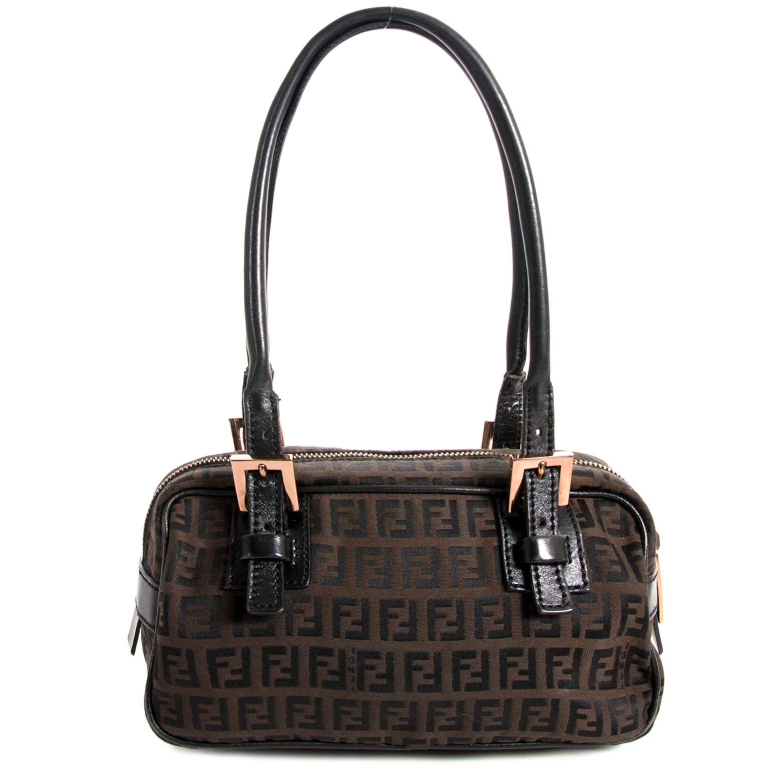 Fendi Small Monogram Handbag now for sale at labellov vintage fashion webshop belgium