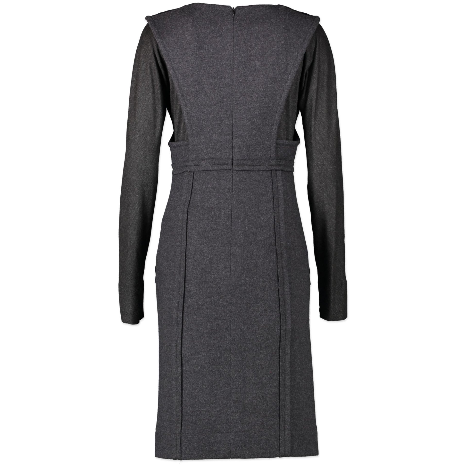 Fendi Grey Long Sleeves Knit Dress - size 38