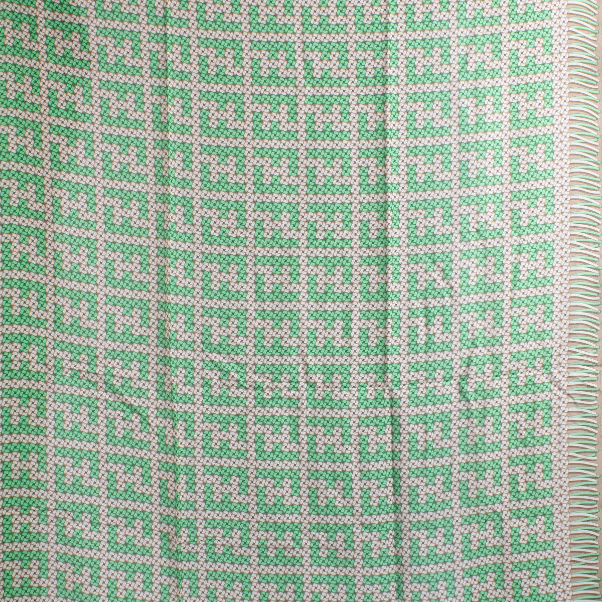 shop 100% authentic second hand Fendi Edamame Woven Fabric Shawl on Labellov.com