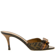 We buy and sell your authentic Fendi Vintage Zucca Monogram Mules with Bow for the best price
