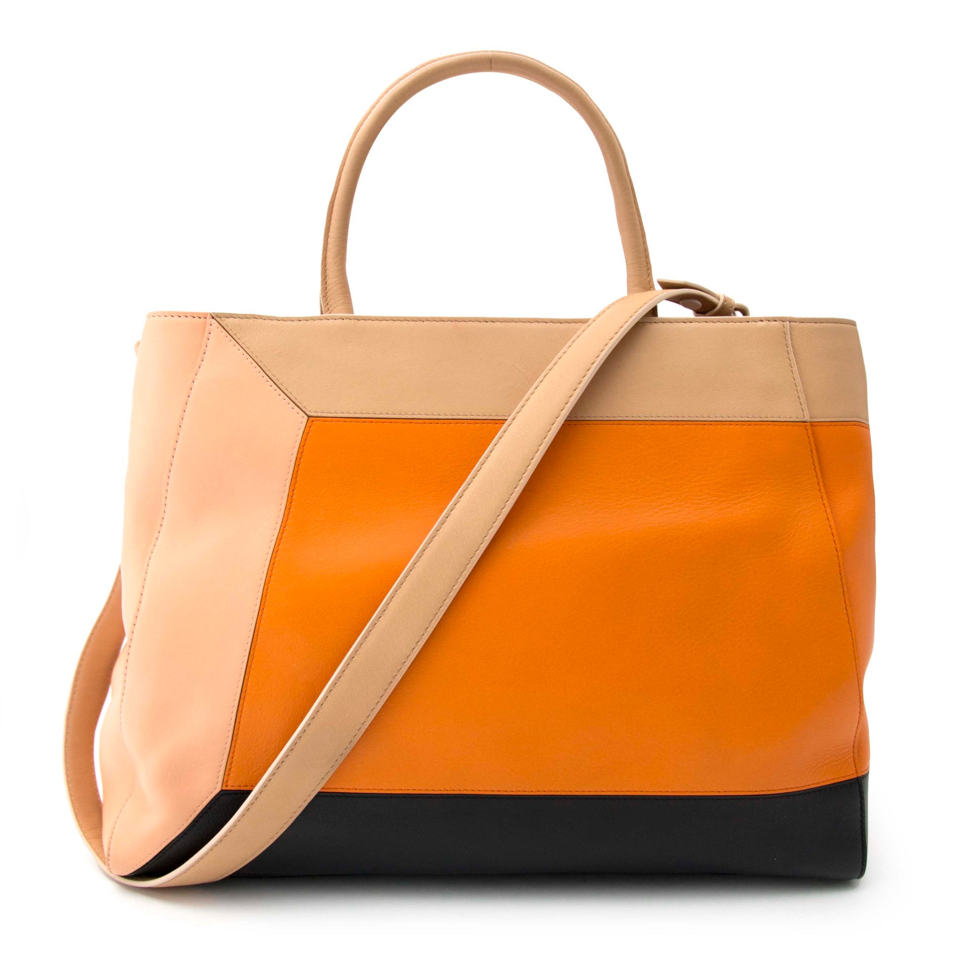 Fendi 2Jours Medium Colorblock Tote