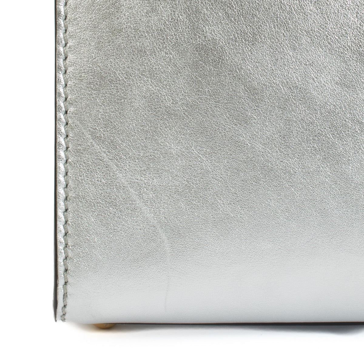 Authentic second hand Fendi Silver Sunshine Medium Bag on Labellov.com