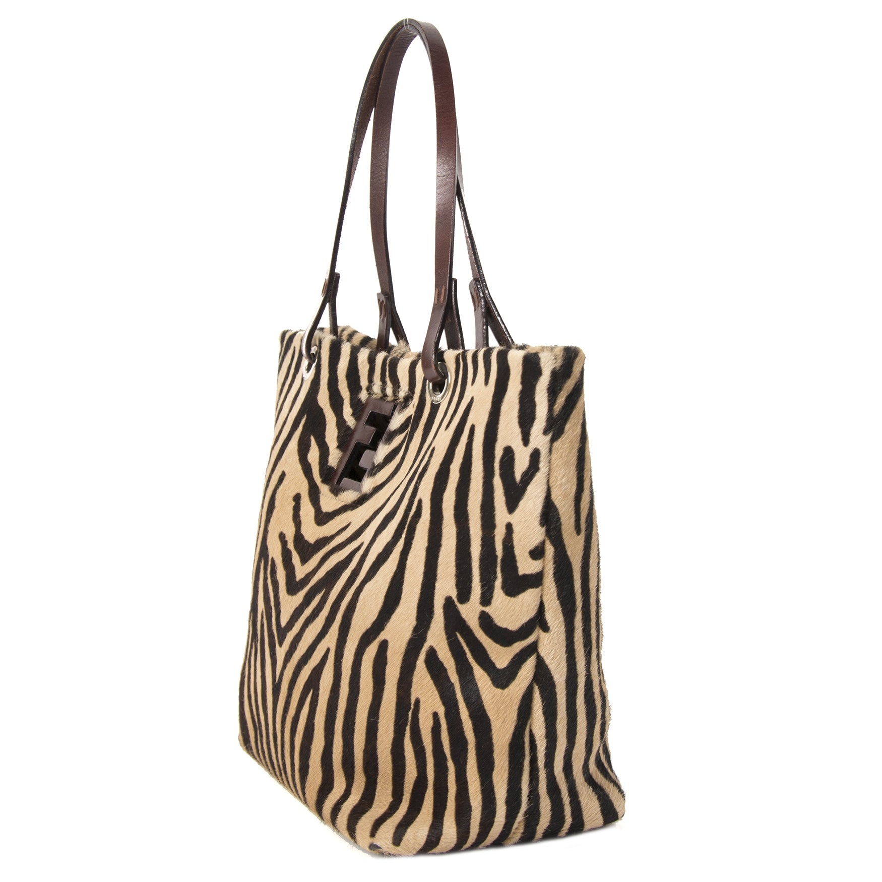 Buy and sell your authentic Fendi Zebra Hair Shoulder Bag