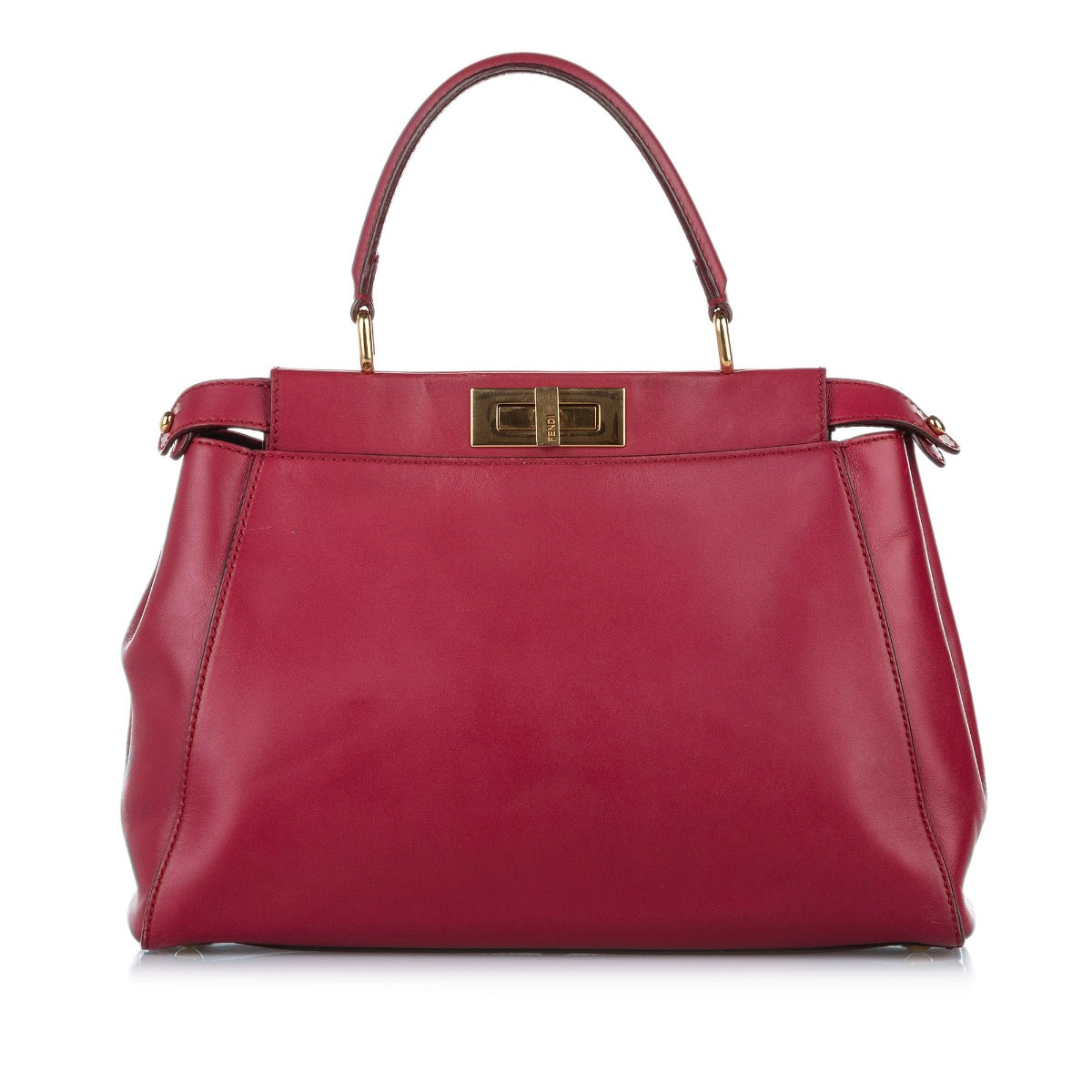Fendi Limited Raspberry Peekaboo Schoudertas