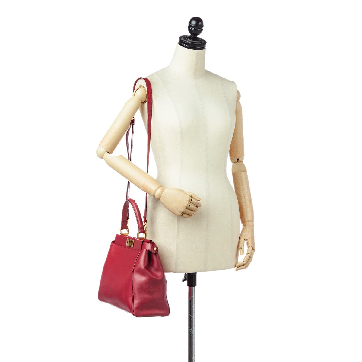 Fendi Limited Raspberry Peekaboo Schoudertas