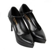 saint laurent Leather Classic Janis 105 Mary Jane Pump Black