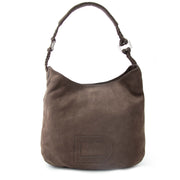 acheter en ligne pour le meillleur prix sac a main Hermes Delvaux Le Louise Brown Nubuck Shoulder Bag