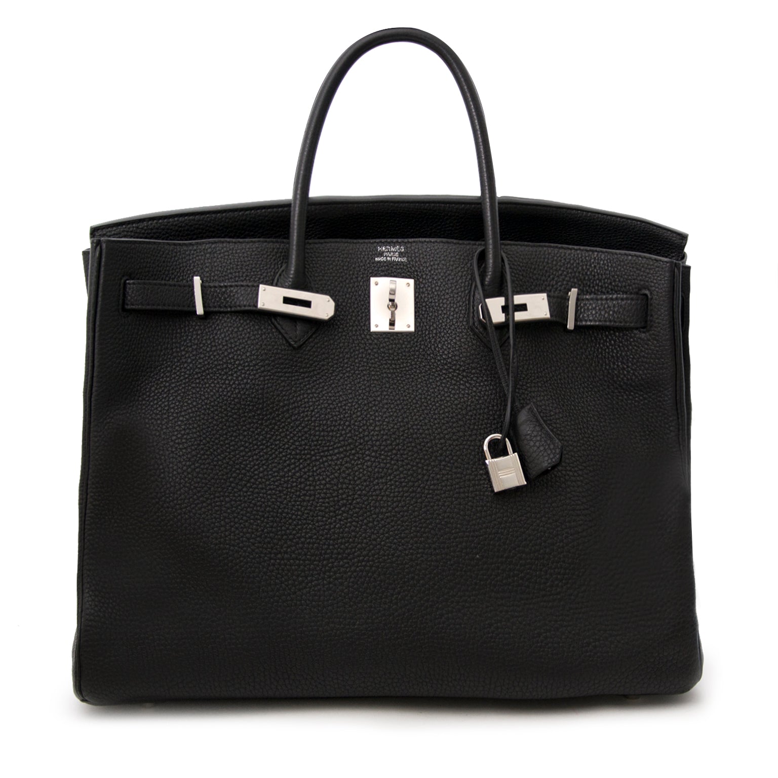koop online aan de beste prijs jou tweedehands Hermes Birkin 40 Black Togo PHW Antwerpen, België