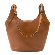 koop veilig online jouw tweedehands Delvaux Cognac Shoulder Bag