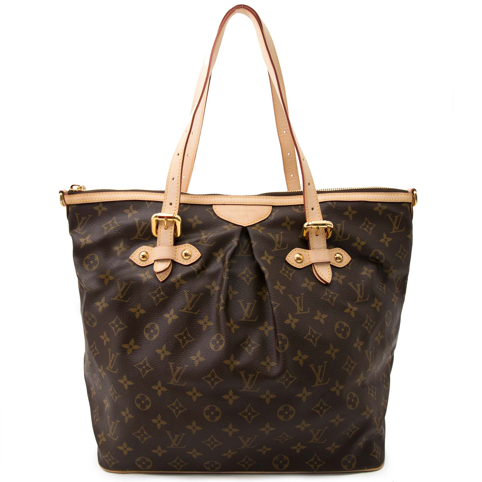 koop veilig online aan de beste prijs Louis Vuitton Monogram Canvas Palermo GM Bag
