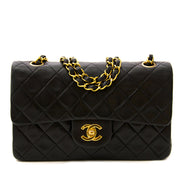 koop veilig online tegen de beste prijs tweedehands Vintage Chanel Black Small Classic Double Flap Bag