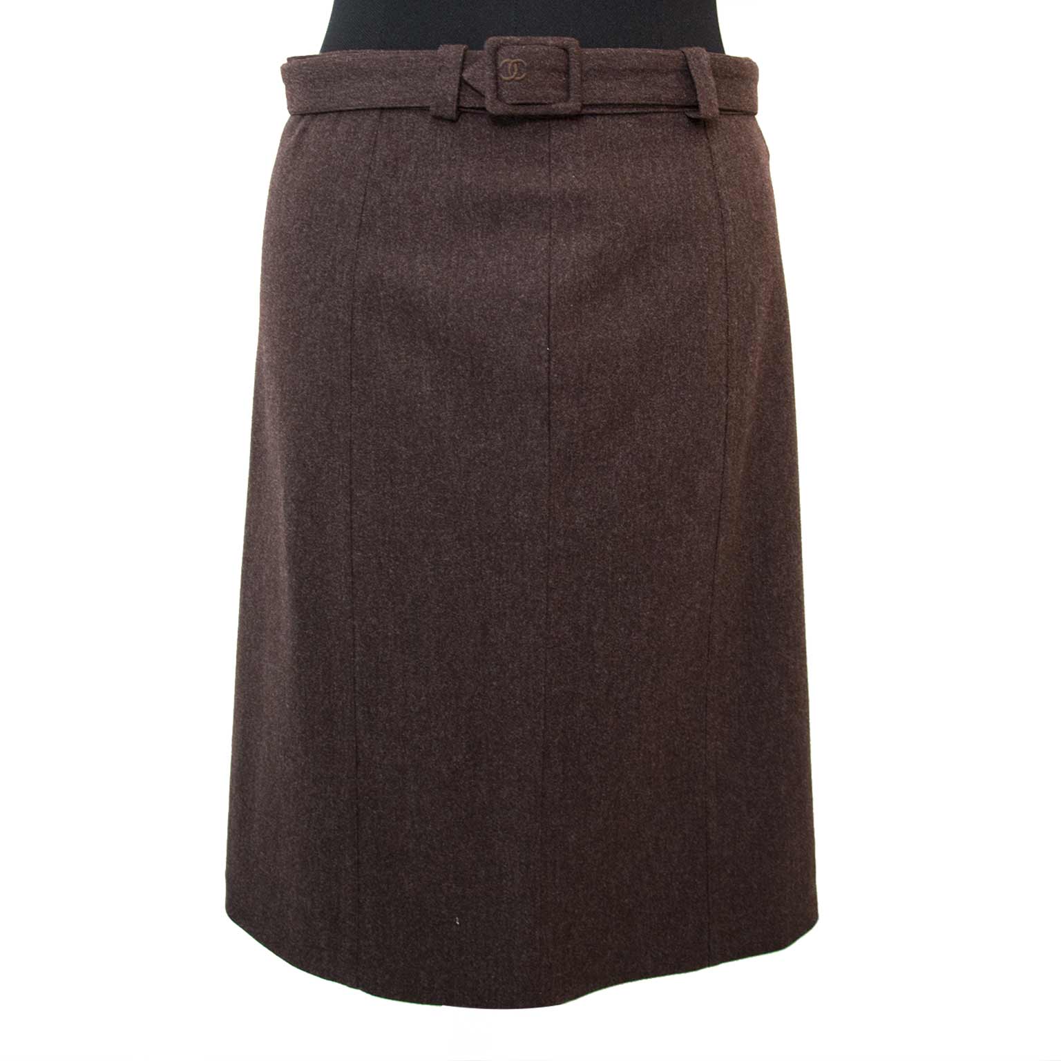 Looking for a Chanel Brown Wool skirt?