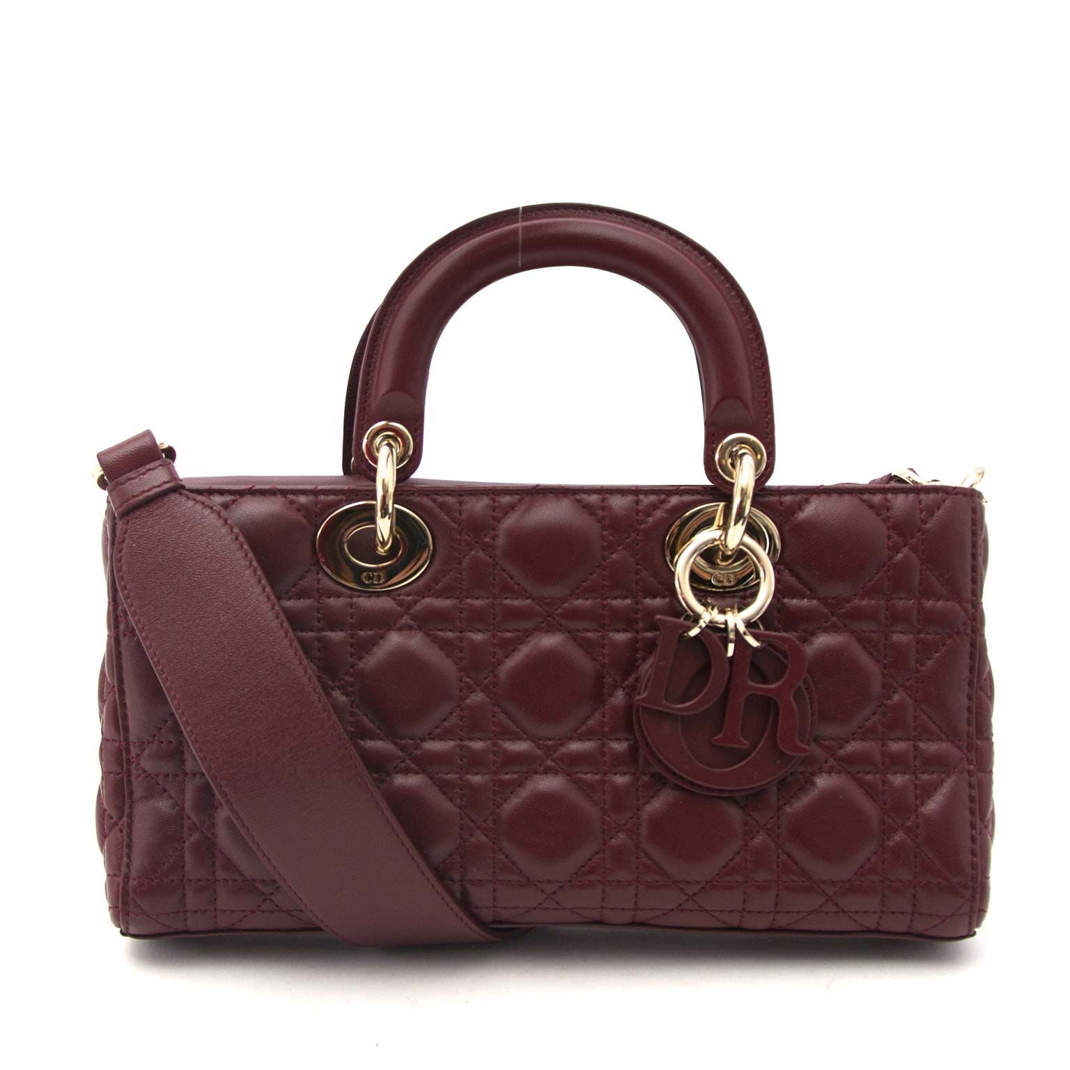 Dior runway bag bordeaux lambskin