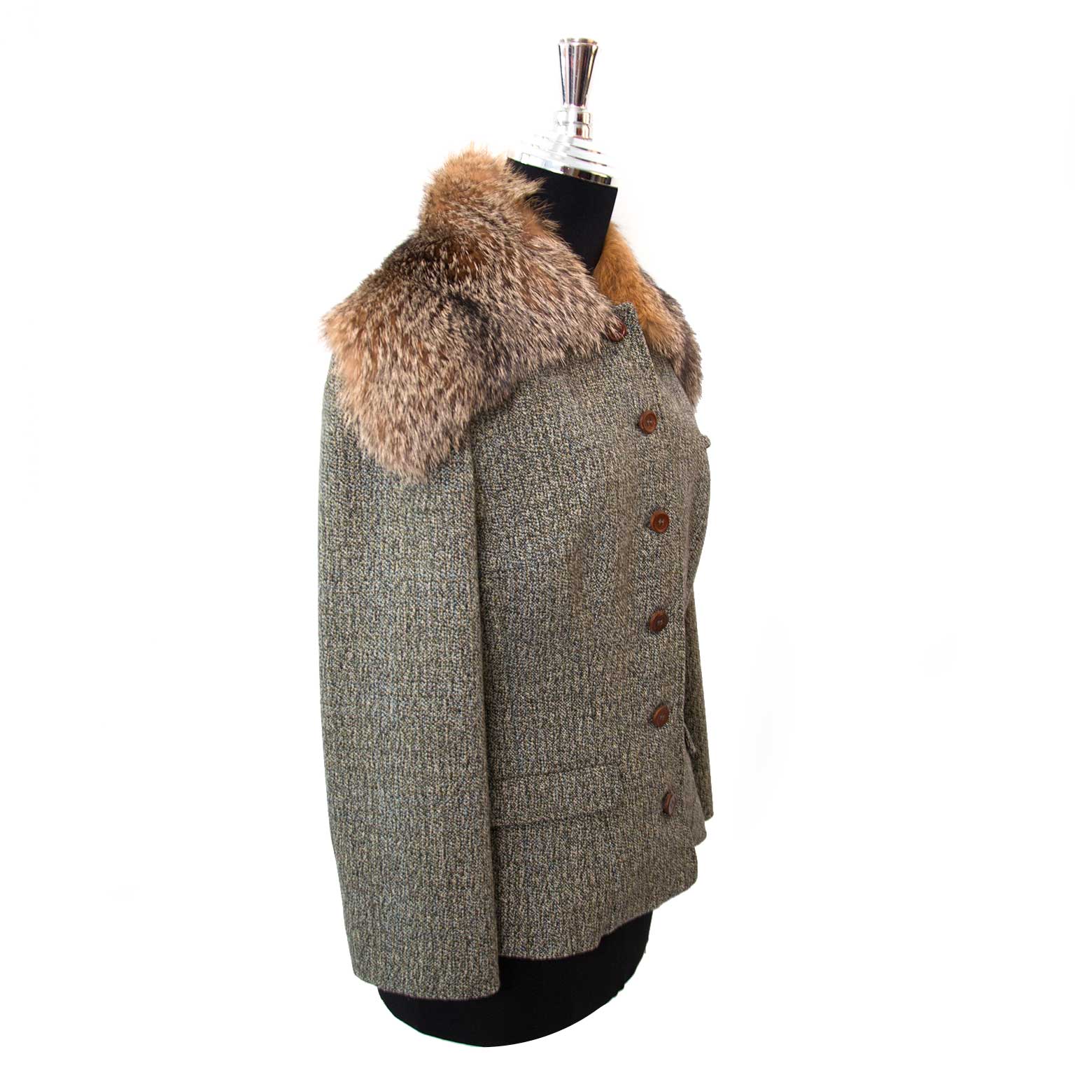 Winkel Miu Miu Tweed Blazer - Size: 38 aan de juiste prijs bij Labellov.coim