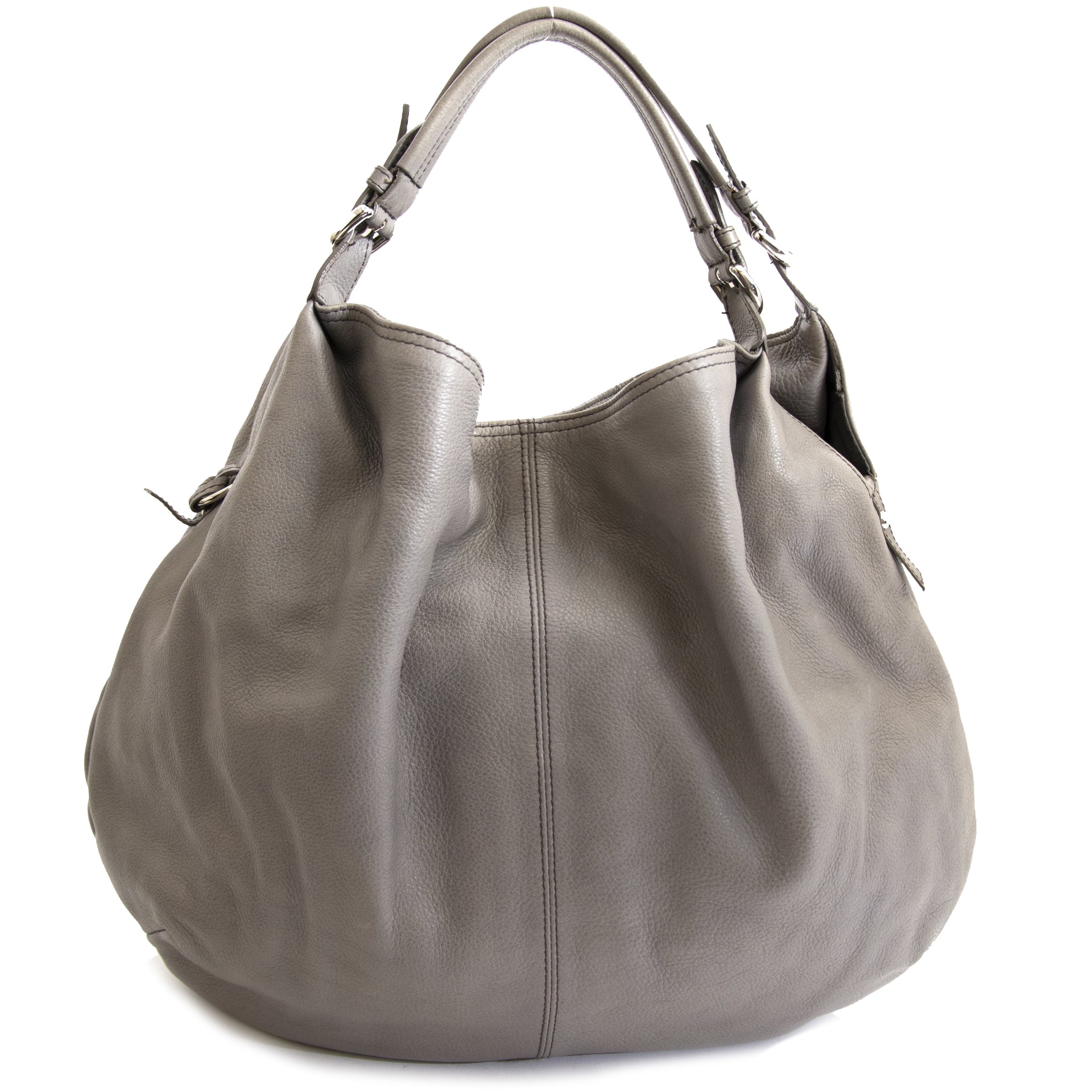 Authentieke tweedehands Furla Shoulder Bag Grey koop online webshop LabelLOV