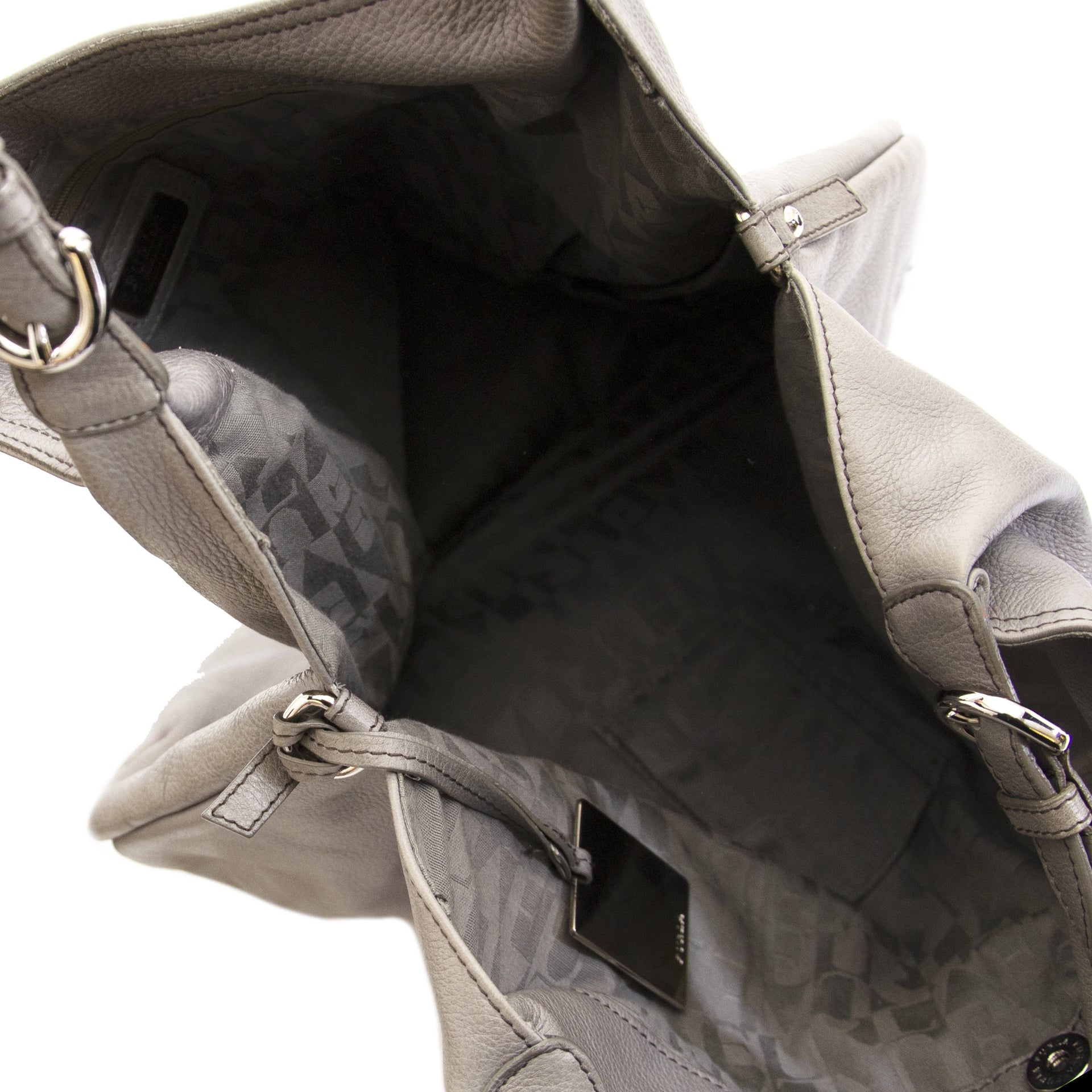 Authentic second hand Furla Shoulder Bag Grey buy online at webshop LabelLOV