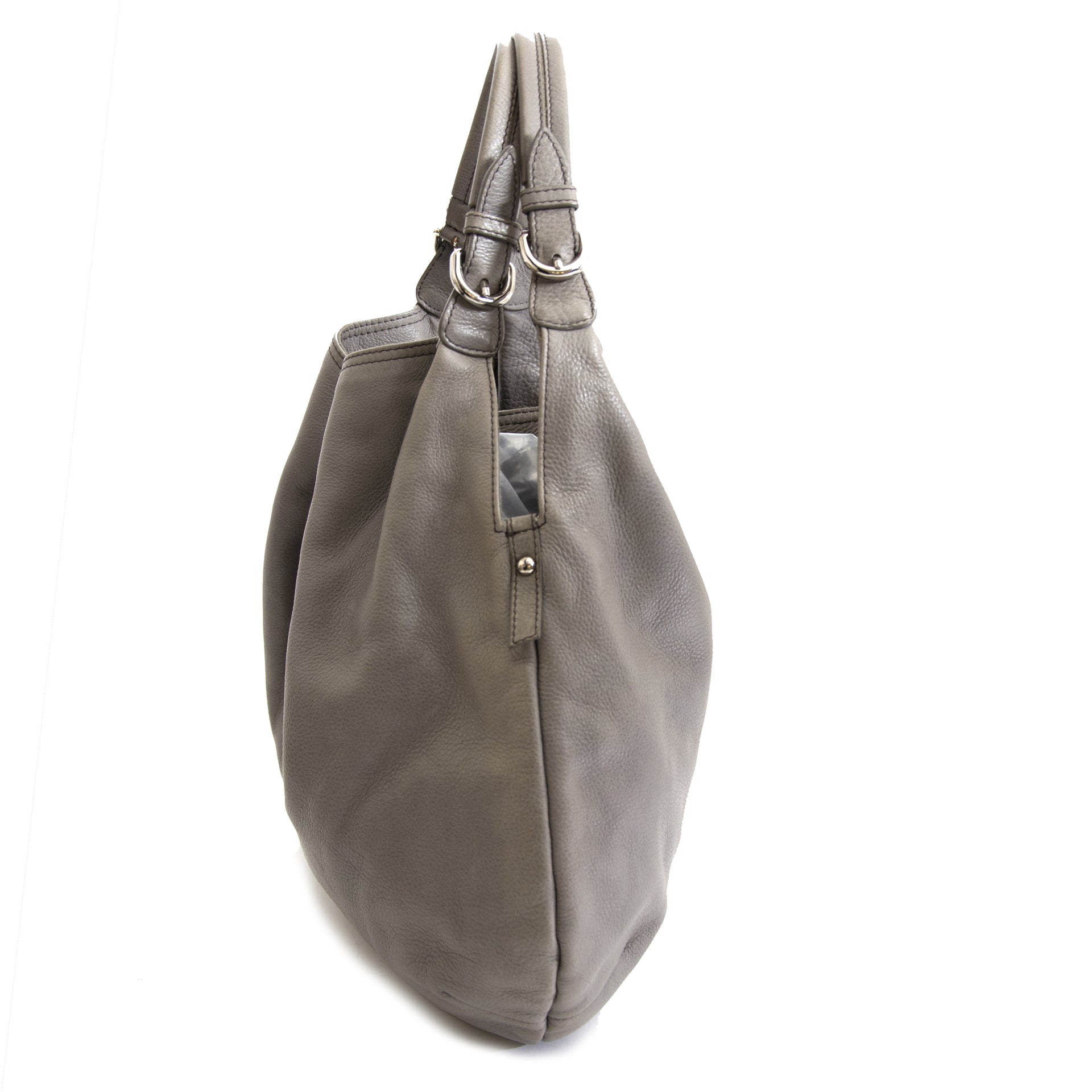 Authentieke tweedehands Furla Shoulder Bag Grey koop online webshop LabelLOV