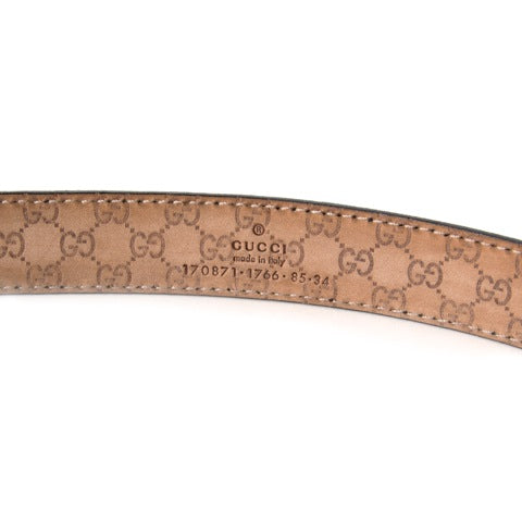 Shop safe online at the best price Gucci black Belt like new