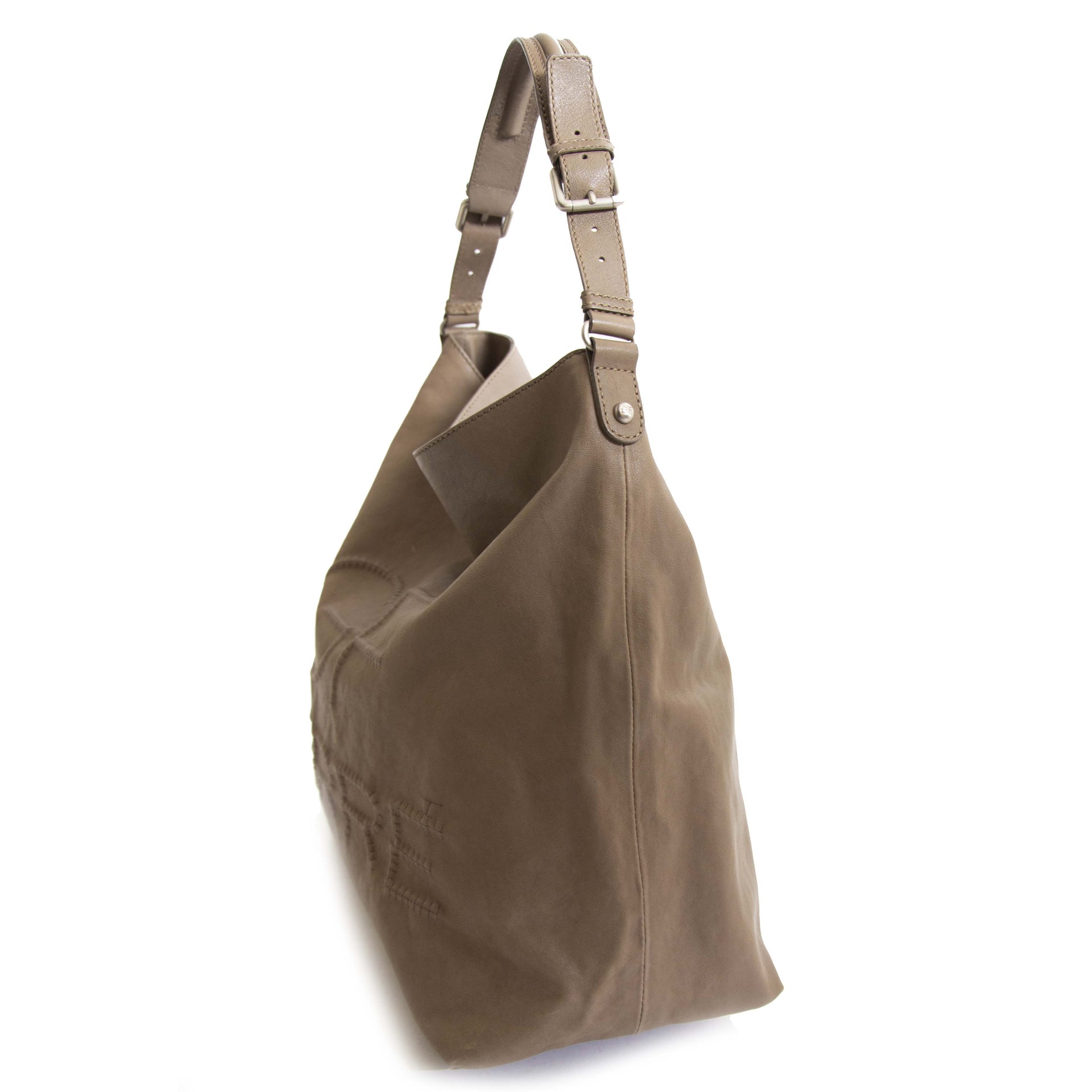 GF Ferré Taupe Shoulder Bag. GF Ferré Taupe Shoulder Bag.