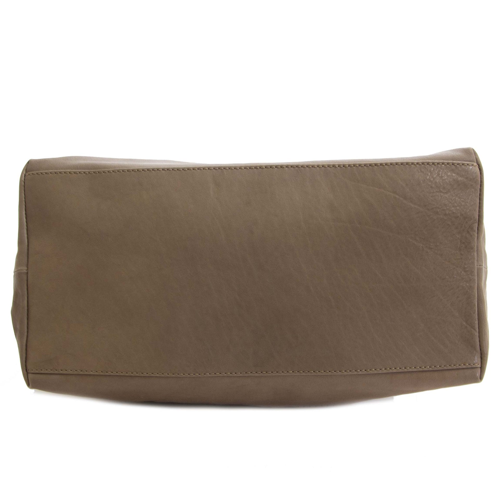 GF Ferré Taupe Shoulder Bag.