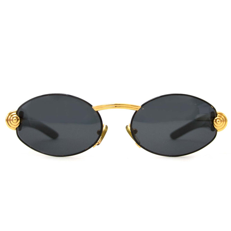 Buy authentic gianfranco ferre oval frame sunglasses at labellov vintage fashion webshop belgium