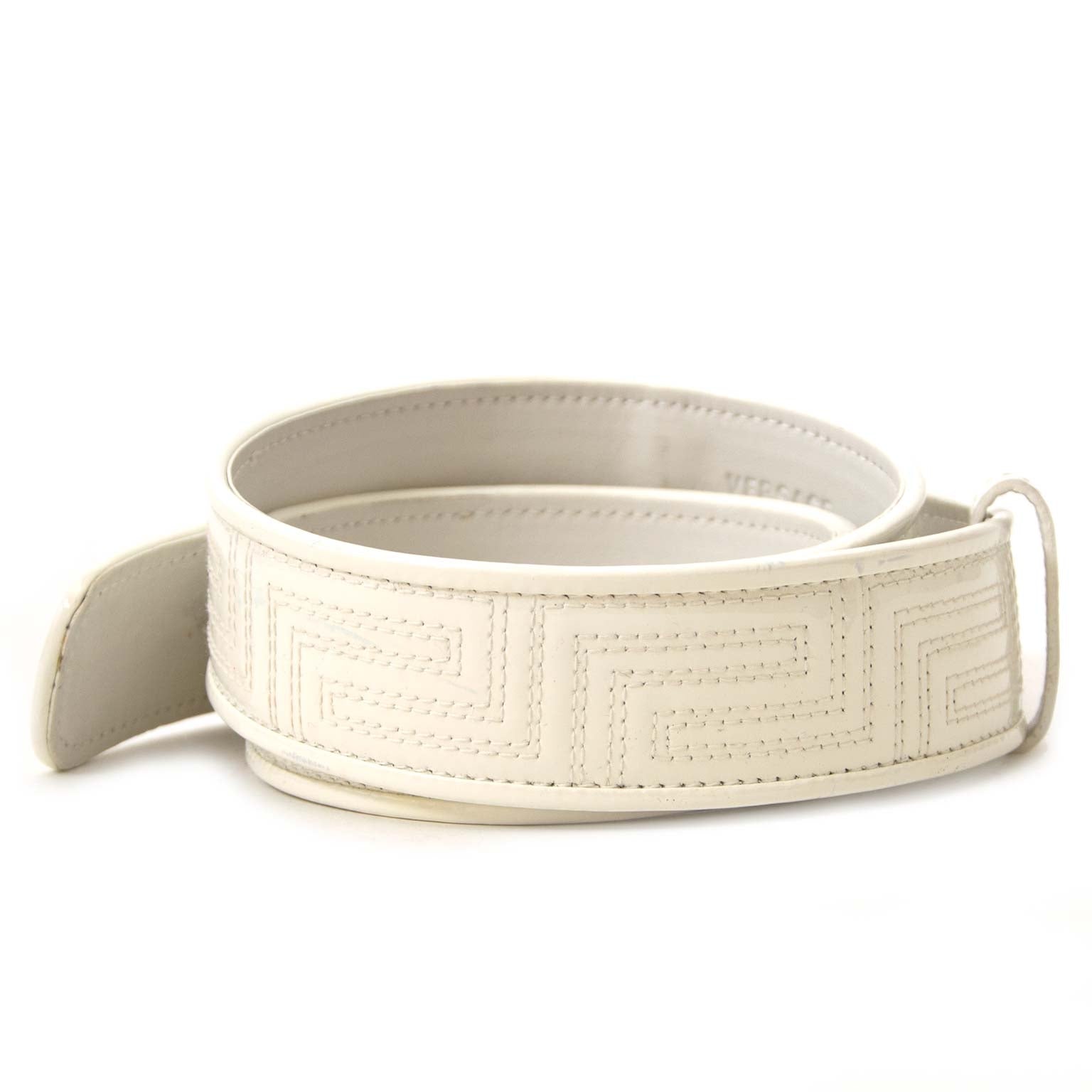 Gianni Versace Couture White Patent Belt – Labellov