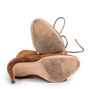 Gianvito Rossi Brown Suede Boots - Size 36