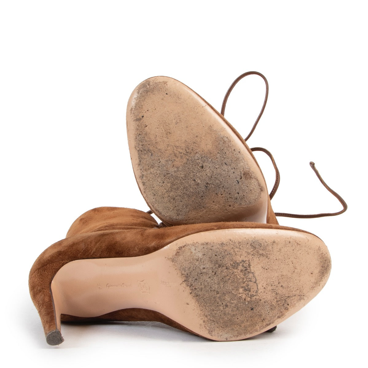 Gianvito Rossi Brown Suede Boots - Size 36