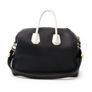 op zoek naar een designer handtas? Koop Givenchy Medium Antigona Black And White Leather Bag aan de beste prijs