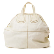 givenchy large white cream nightingale bag now for sale at labellov vintage fashion webshop belgium