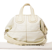 givenchy large white cream nightingale bag now for sale at labellov vintage fashion webshop belgium
