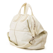 givenchy large white cream nightingale bag now for sale at labellov vintage fashion webshop belgium