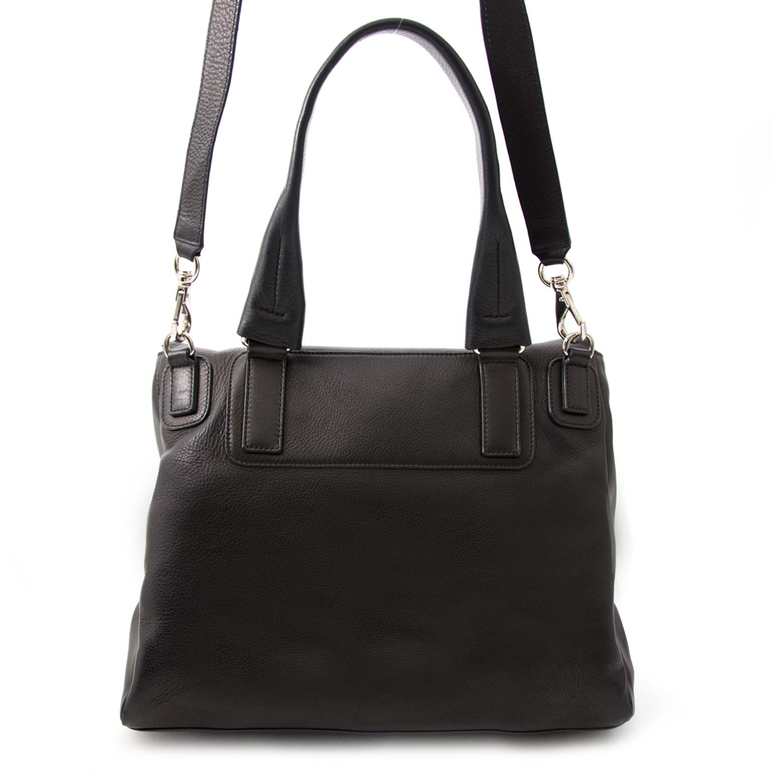 koop veilig online aan de beste prijs Givenchy Black Pandora Flap Bag