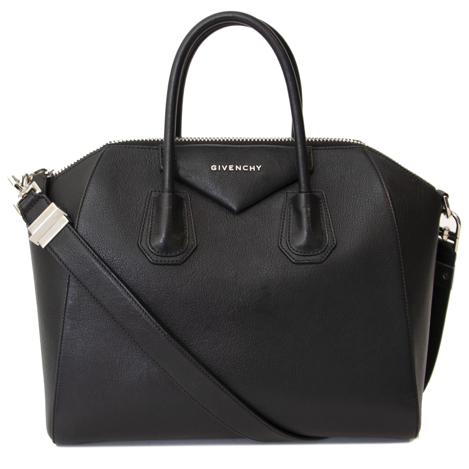 Authentic second hand vintage Givenchy Antigona Medium Top Handle Bag buy online webshop LabelLOV