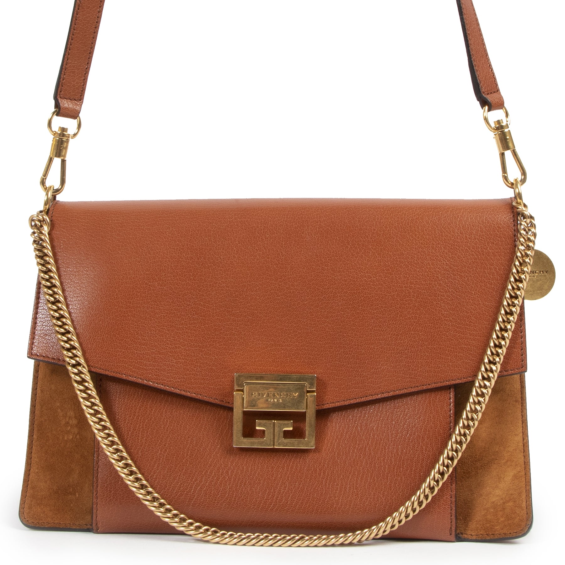 shop safe online Givenchy Chestnut Medium GV3 Shoulder Bag