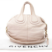 Shop safe online aan de beste prijs Givenchy Dusty White Nightingale Leather Tote Bag