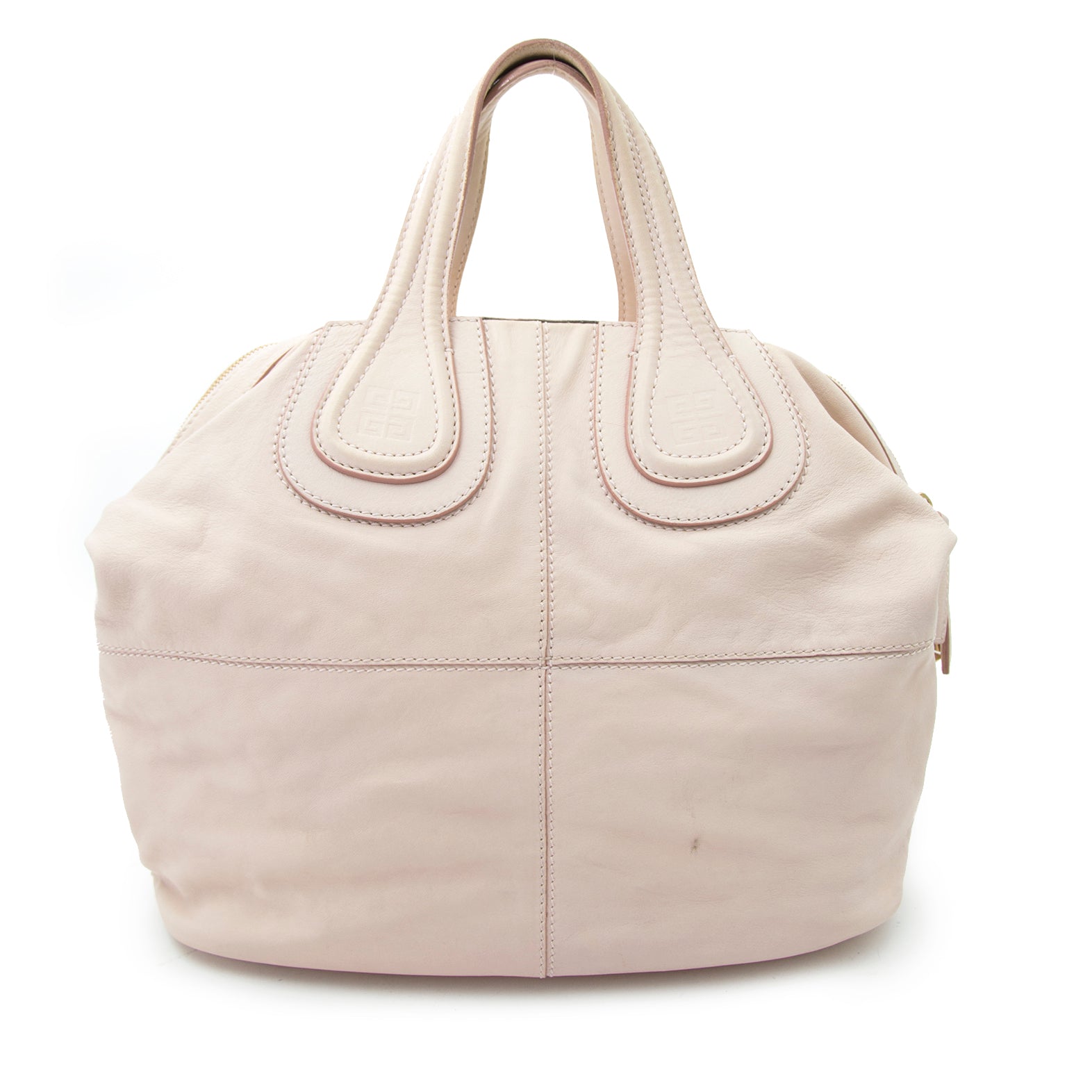 Acheter en ligne chez Labellov.com Givenchy Dusty White Nightingale Leather Tote Bag