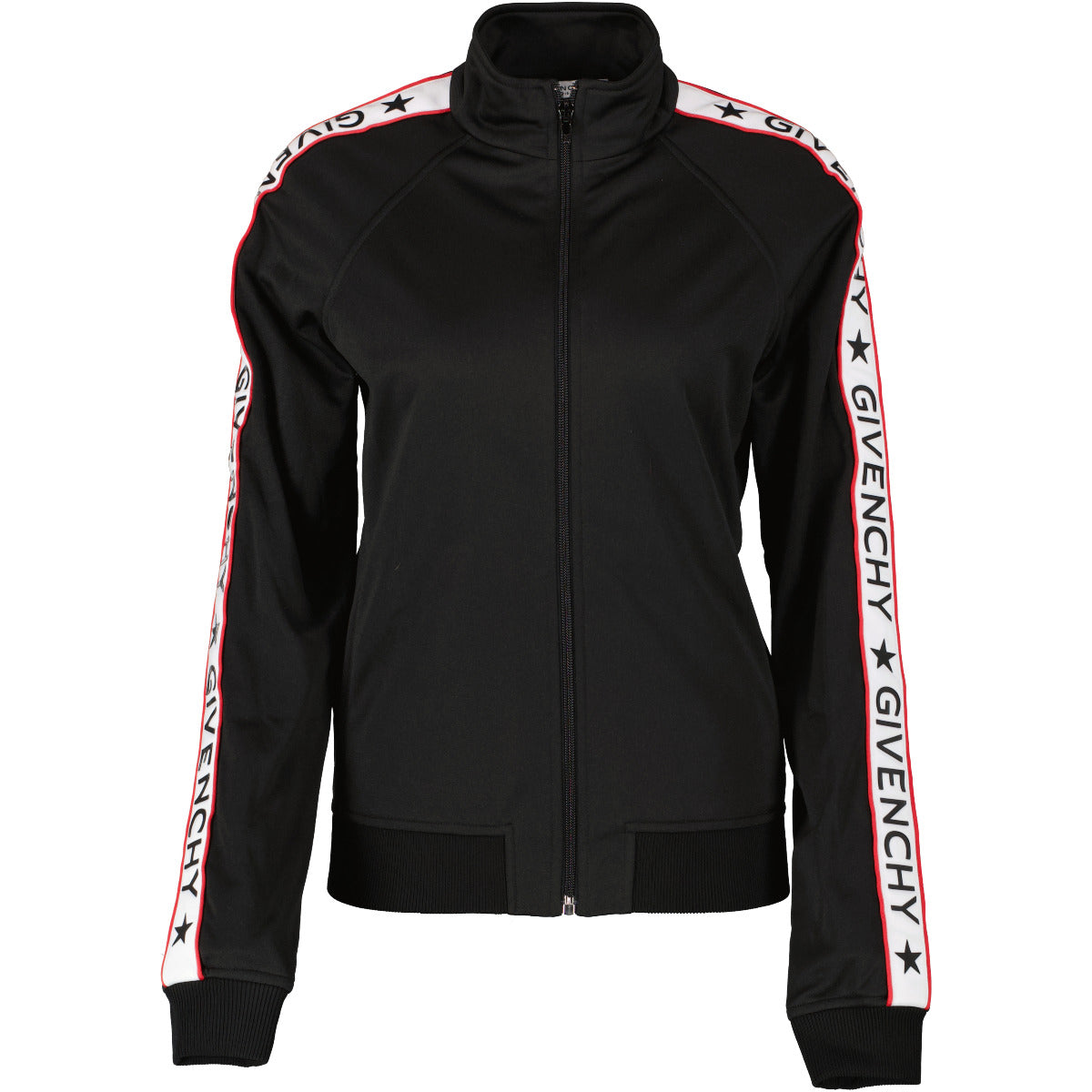 Givenchy Black Logo Stripe Tracksuit Jersey Jacket