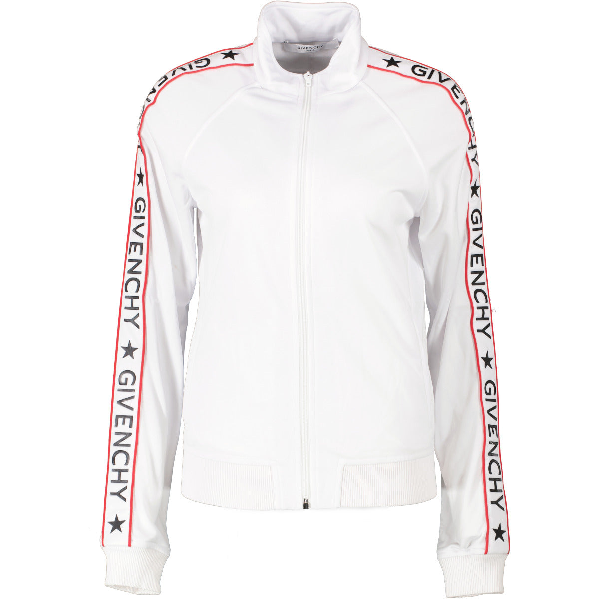 Givenchy White Logo Tape Tracksuit Jacket