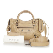 Balenciaga Beige Classic mini City Crossbody