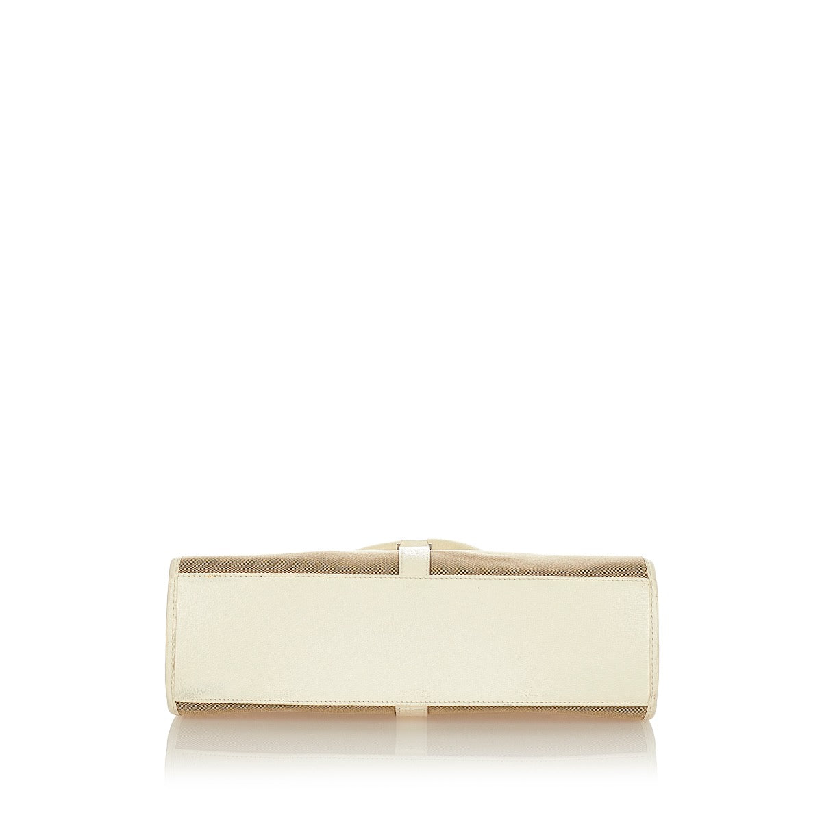 Gucci Beige/White Vintage Canvas Jackie Shoulder Bag