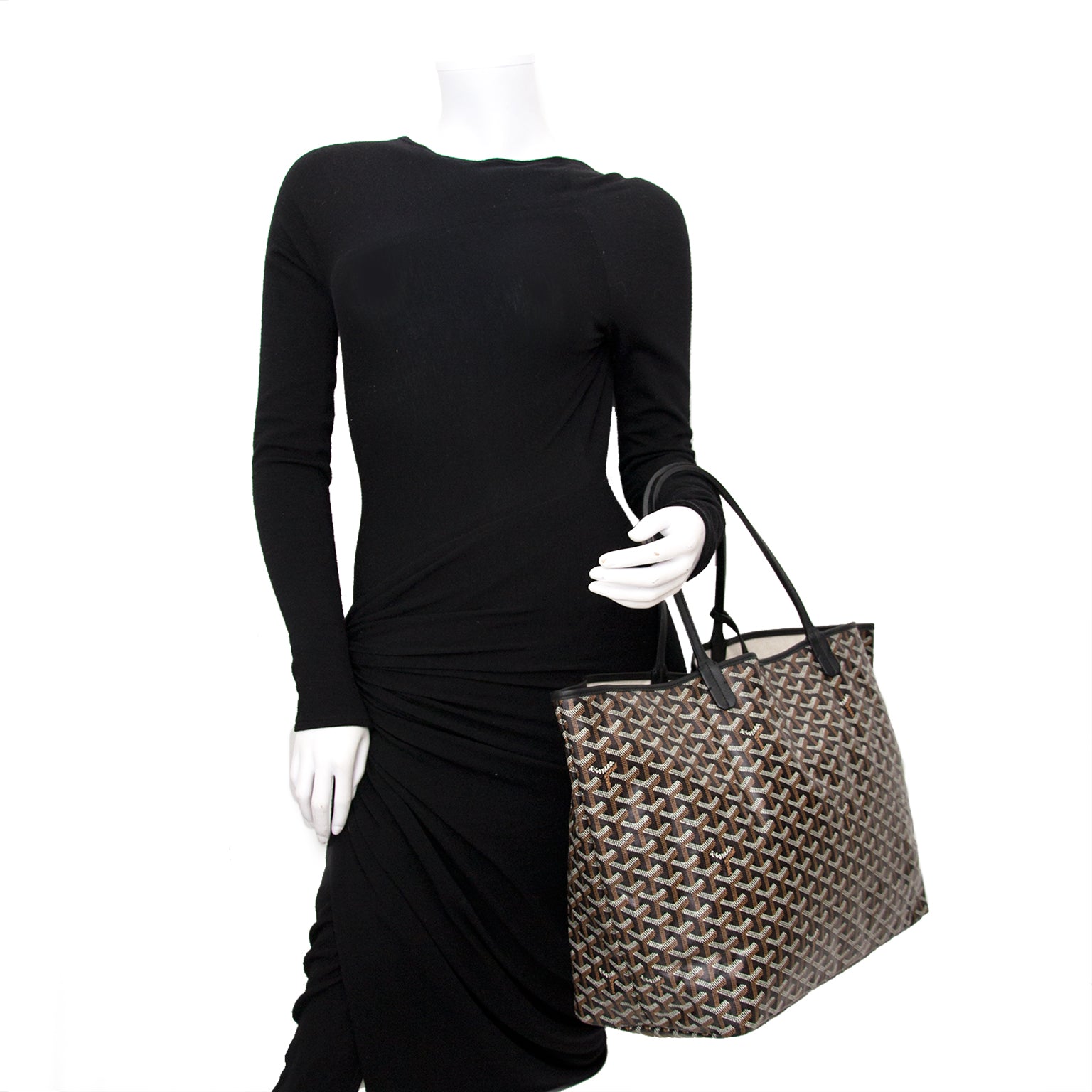 Goyard Black Saint Louis GM Tote