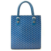 Goyard Chevron Comores Tote Blue availale online at Labellov